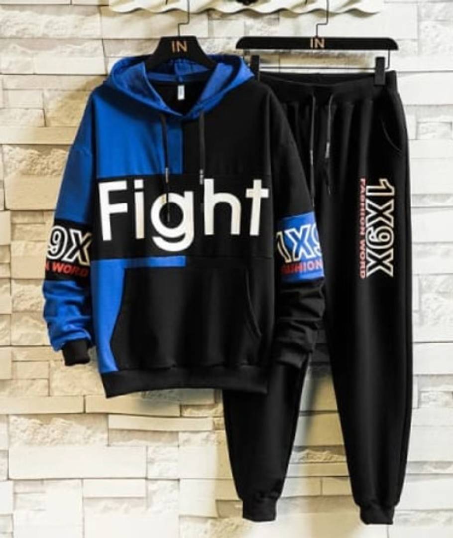Multicolor Solid Polyester Track Suit For Men
