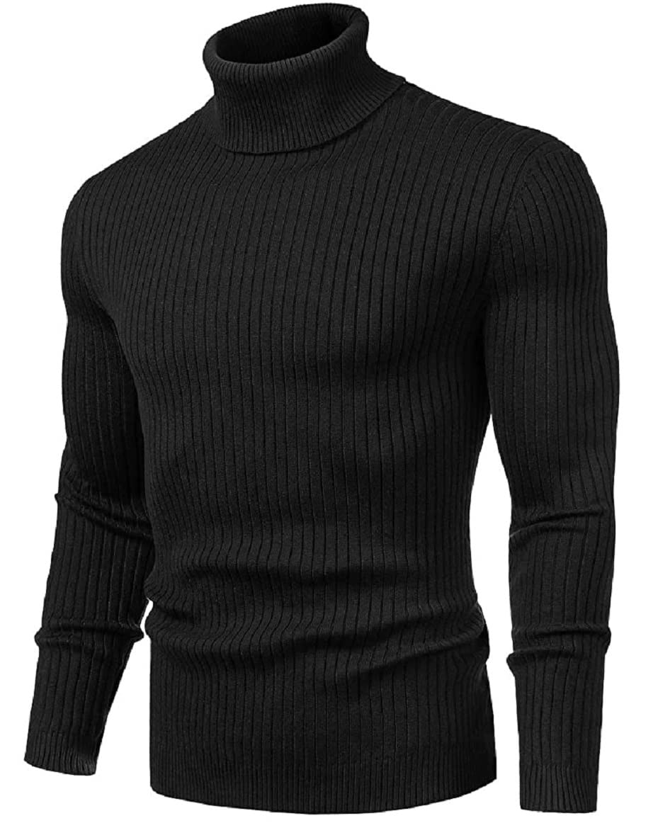 Men Slim Fit Tutle Neck Sweater