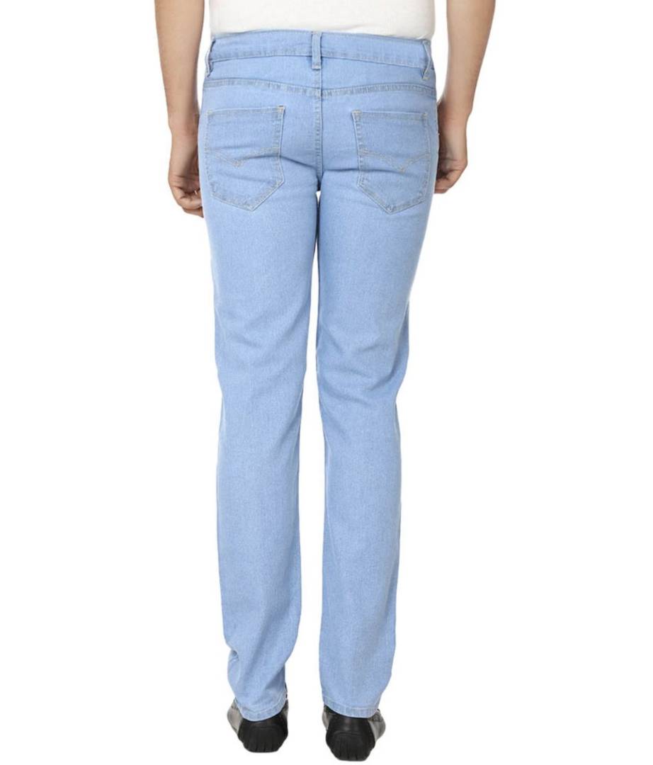 Blue Stretchable Denim Regular Fit Jeans