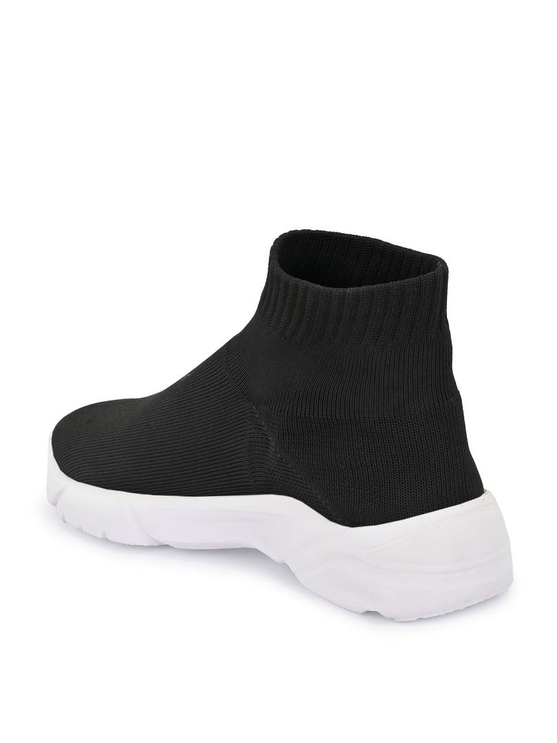 Reliable Polyester Self Design Slip-On Sneakers For Men