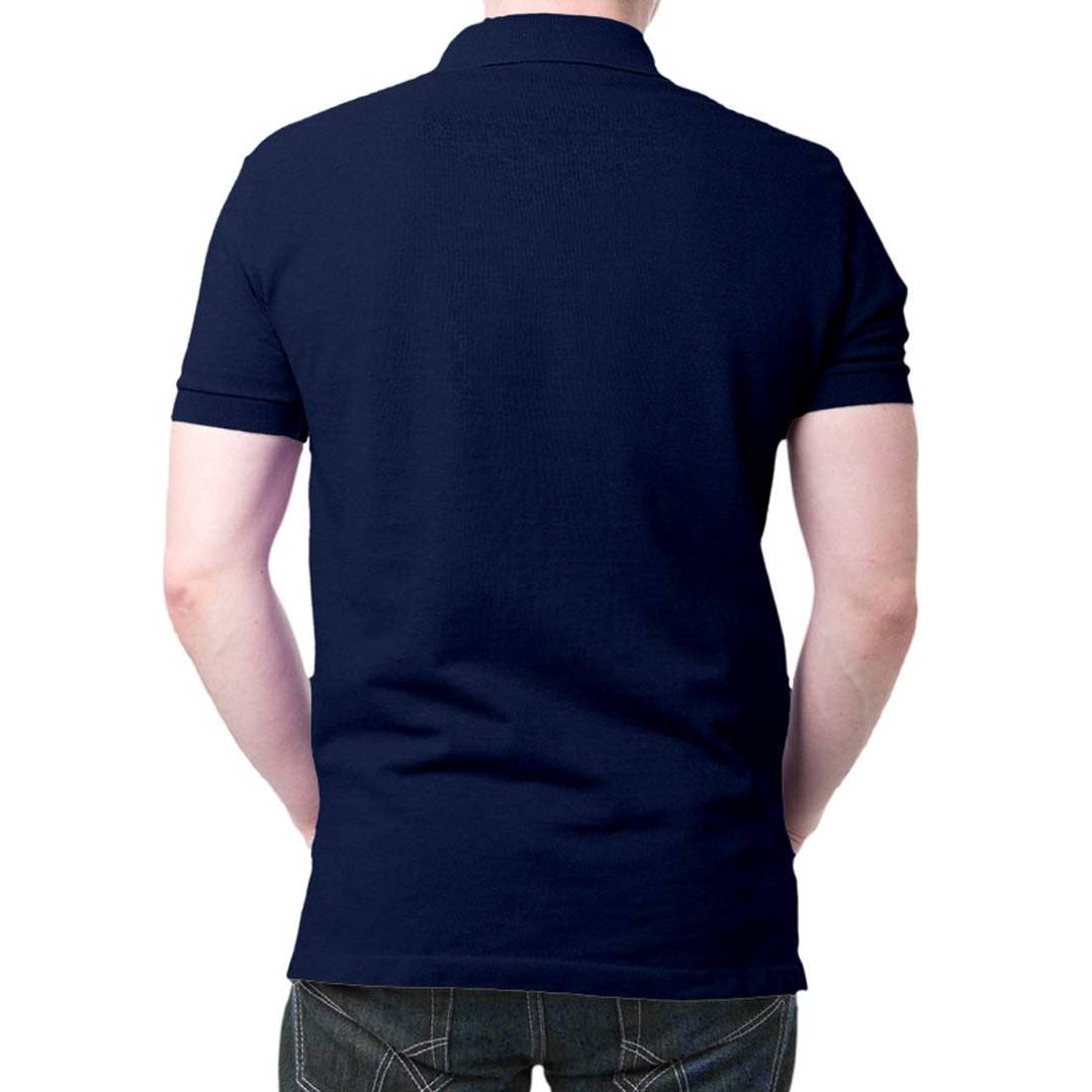 Stylish Premium Cotton Bhartiya Vayu Sena Printed Half Sleeve Polo T-Shirts For Men