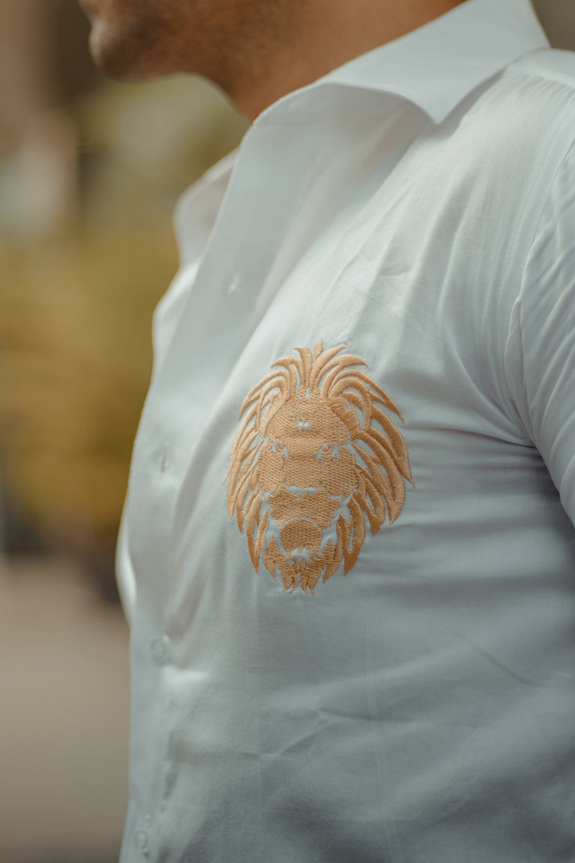 Tiger Printed Full Sleeves Casual Shirt