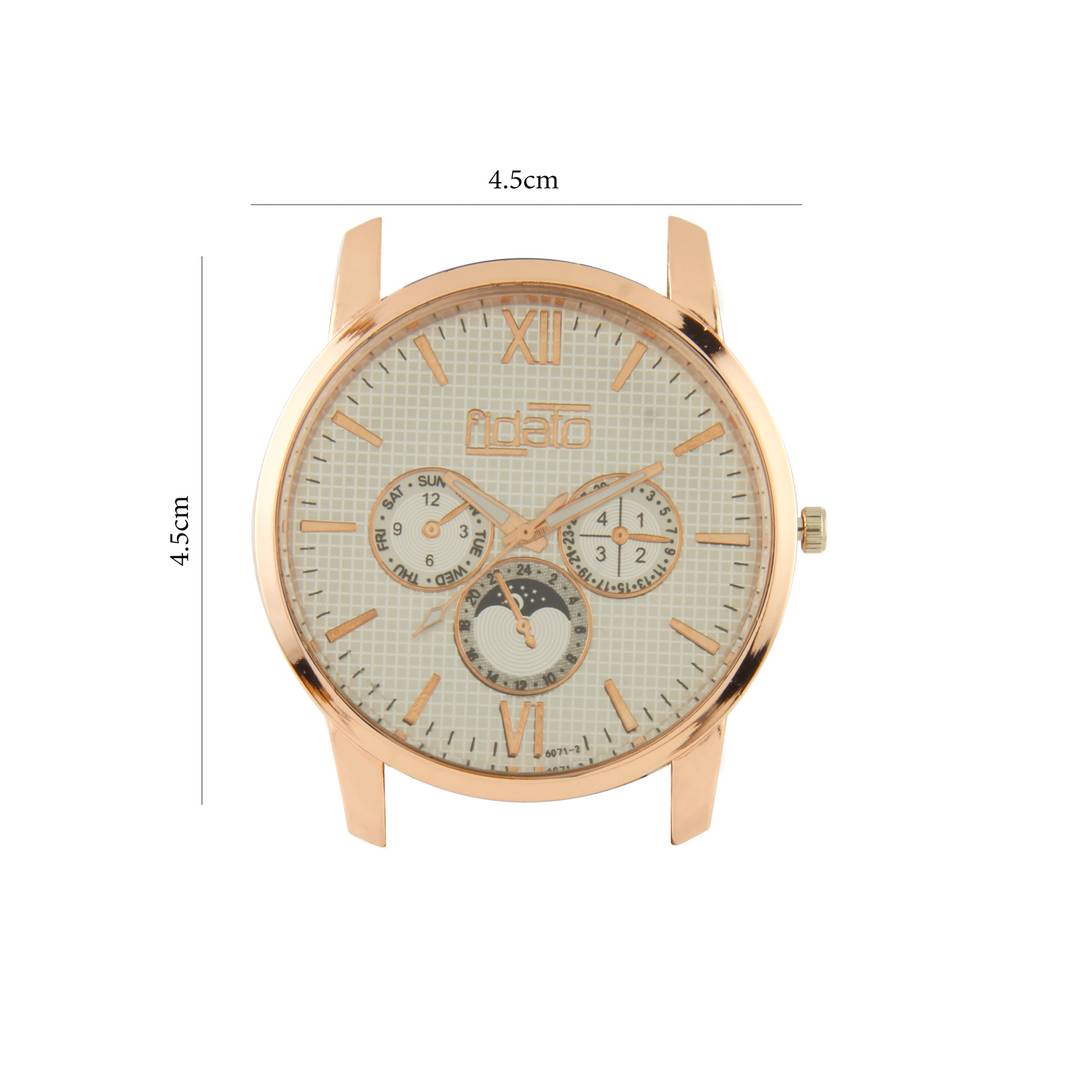 Multicoloured PU Analog Watch For Men