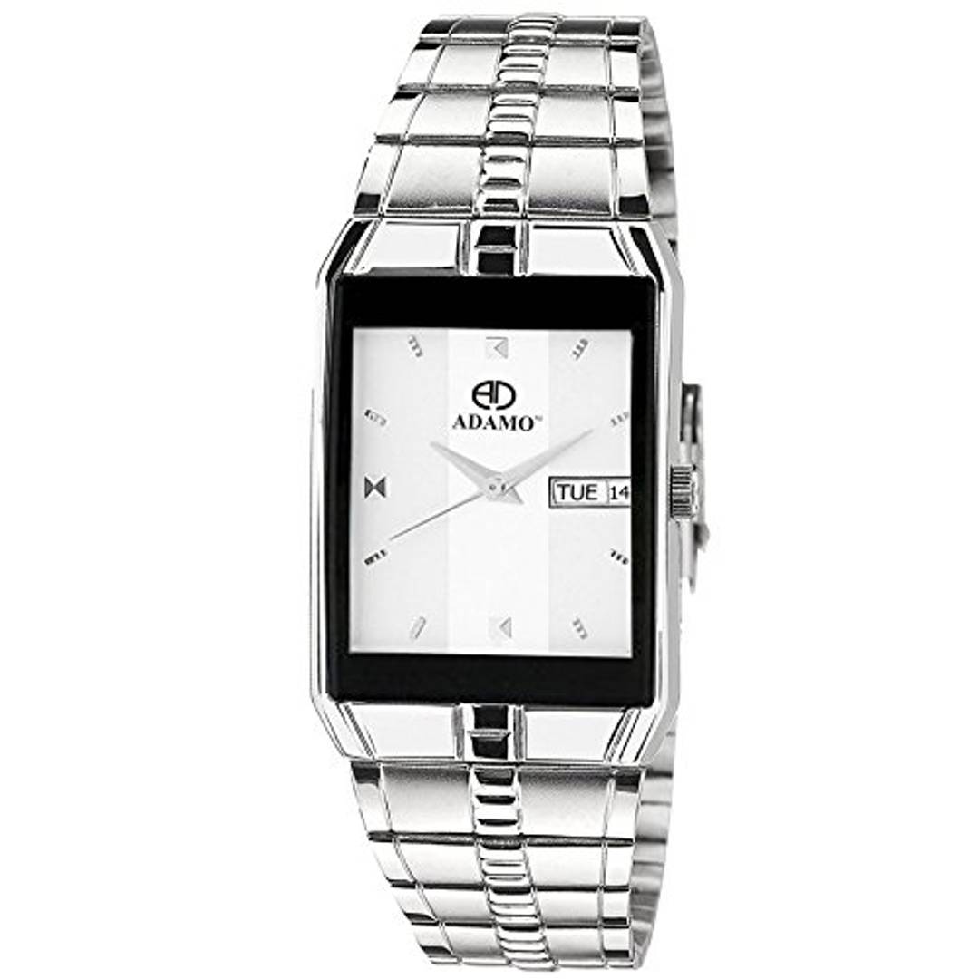 ADAMO Legacy White Dial Day  Date Men's  Boy's Watch 9151SM01