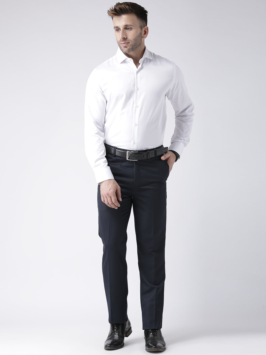 Formal Wear Cotton Blend Pants