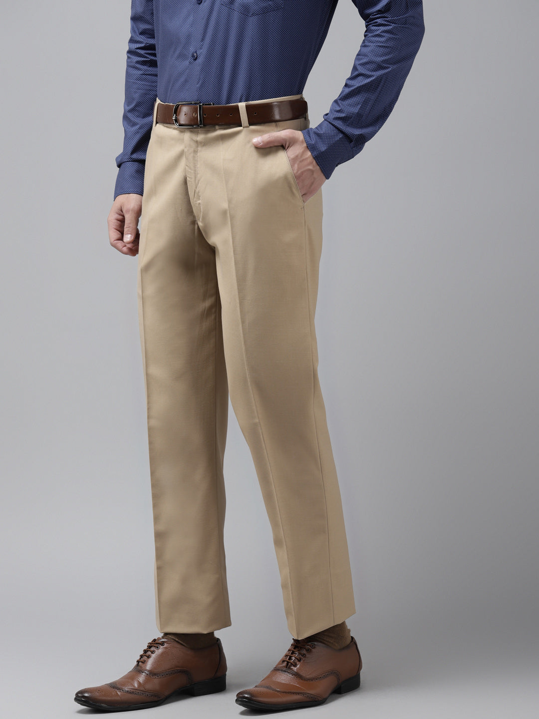 Formal Wear Cotton Blend Pants