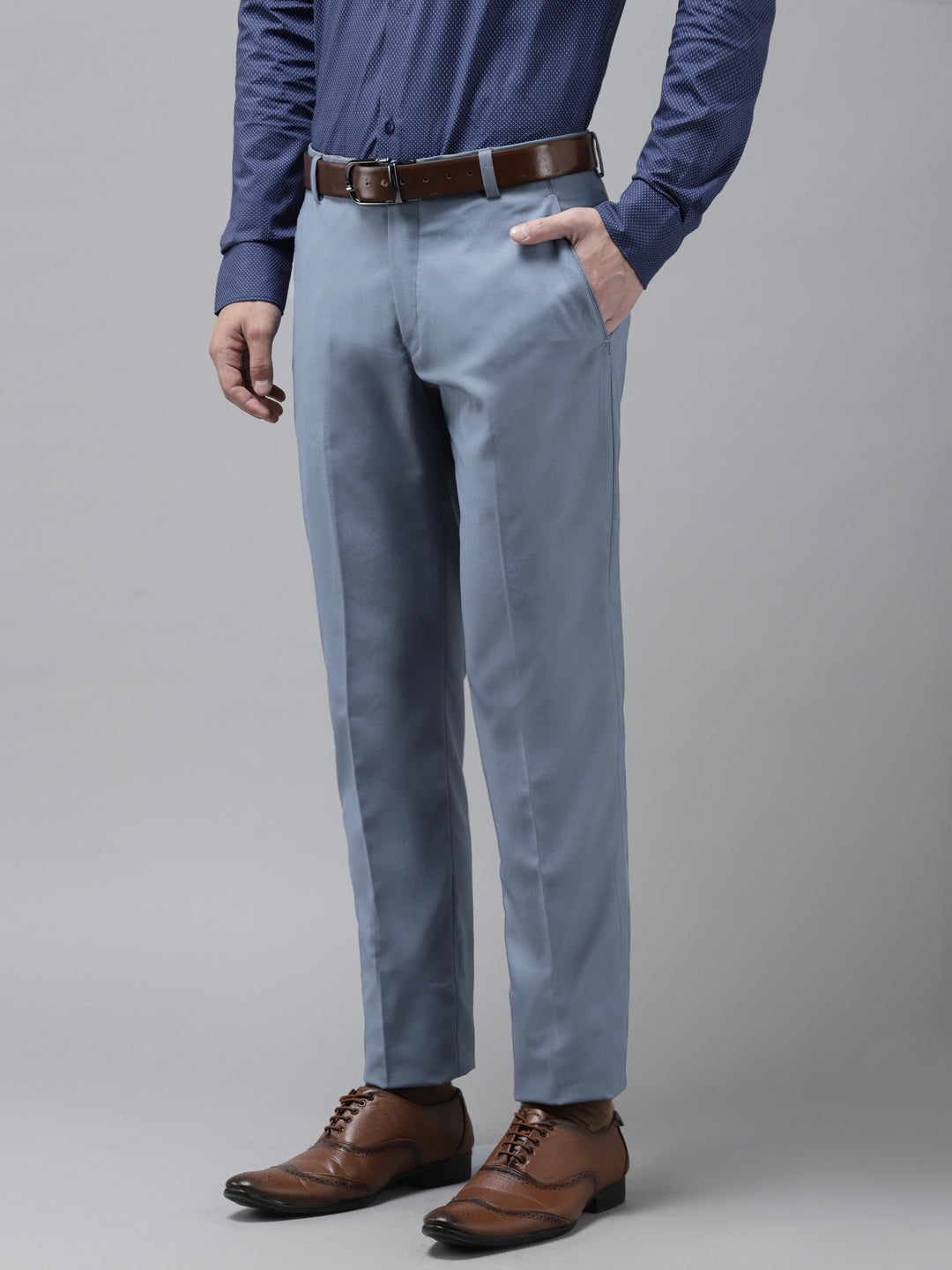 Formal Wear Cotton Blend Pants