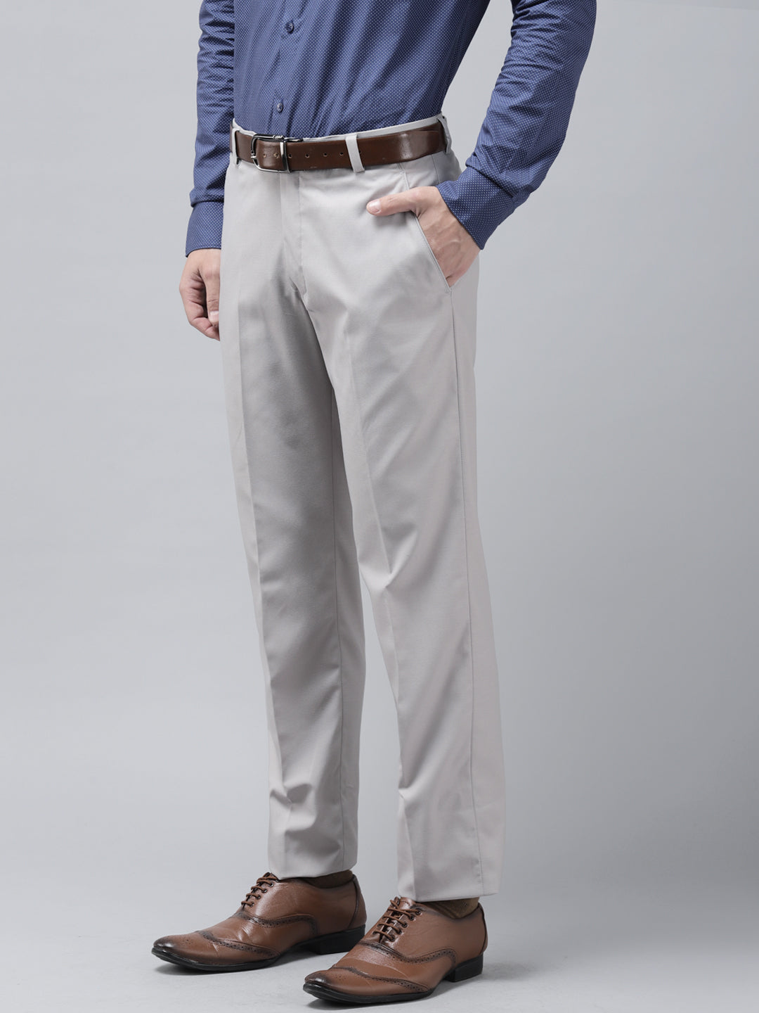 Formal Wear Cotton Blend Pants